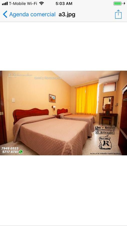 Hotel El Reformador Puerto Barrios Eksteriør bilde
